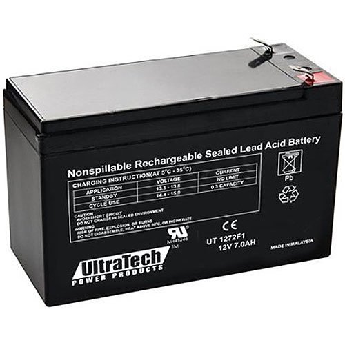 12V 7Ah Sealed Lead Acid Battery, F1 Terminal
